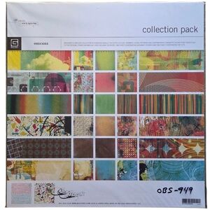 Basic Grey OBSCURE 12 x 12 Collection Pack Contains 20pcs *RETIRED*Hard to find*